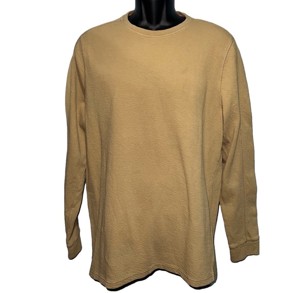 carbon 2 cobalt- mustard yellow long sleeve shirt